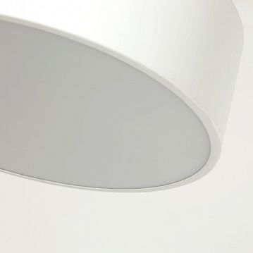 1515-2C Cerchi потолочный светильник D300*H120, 2*E27CFL*25W, excluded; металл белый матовый, акрил белый матовый, 1515-2C  - фотография 4