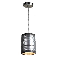 NORTHPORT Подвесной светильник, цвет основания - матовый никель, плафон - керамика (цвет - серый), 1x40W E27