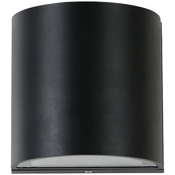 2683-2W Brevis уличный светильник D70*W120*H120, 2*LED*3W, 420LM, 3000K, IP54, included; каркас черного цвета, стеклянный рассеиватель белого цвета, два источника света  - фотография 2