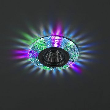 Б0019207 DK LD4 SL/RGB Светильник ЭРА декор cо светодиодной подсветкой( мультиколор), прозрачный (50/1750)  - фотография 2