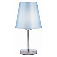SLE105614-01 Прикроватная лампа Хром/Светло-голубой E14 1*40W, SLE105614-01