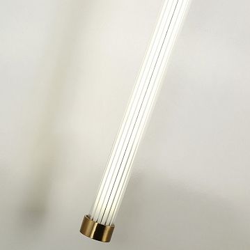 3057-3W Lignum настенный светильник D100*W60*H1000, LED*24W, 1920LM, 4000K, included; каркас цвета золота, белый плафон цилиндрической формы из акрила, 3057-3W  - фотография 4