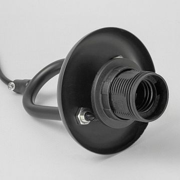 LSP-8848 Подвесной светильник, цвет основания - черный, плафон - стекло (цвет - янтарный), 1х60W E27  - фотография 5