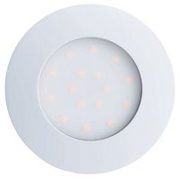 96416 96416 Уличный светодиодный светильник встраиваемый PINEDA-IP, 1х12W(LED), Ø102, пластик, белый