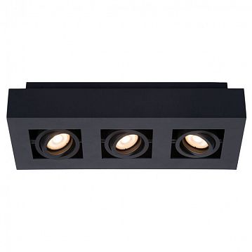 09119/16/30 XIRAX Потолочный светильник 3xGU10/5W LED DTW Black