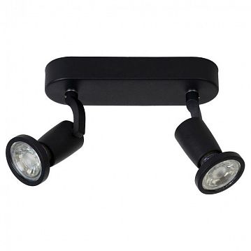 11903/10/30 JASTER LED спот 2xGU10/5W incl 350LM Black  - фотография 2