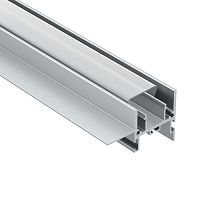 ALM013S-2M Led strip Алюминиевый профиль для натяжного потолка 51x35 цвет: Серебро