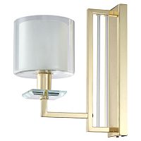 NICOLAS AP1 GOLD/WHITE CRYSTAL LUX Бра NICOLAS AP1 GOLD/WHITE, NICOLAS AP1 GOLD/WHITE