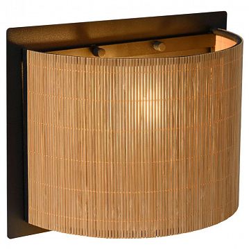 03229/01/30 MAGIUS Бра Rattan E27/40W Black/natur, 03229/01/30