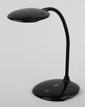 Б0028456 Настольный светильник ЭРА NLED-457-6W-BK светодиодный черный, Б0028456  - фотография 9
