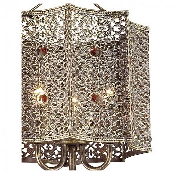 1624-3P Bazar подвесная люстра D290*H450/1185, 3*E14*40W, excluded; золотисто-коричневый цвет металла, хрусталь высшего качества, 1624-3P  - фотография 3