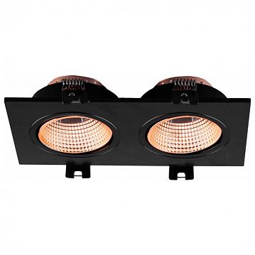 DK3072-BBR DK3072-BBR Встраиваемый светильник, IP 20, 10 Вт, GU5.3, LED, черный/бронзовый, пластик  - фотография 2