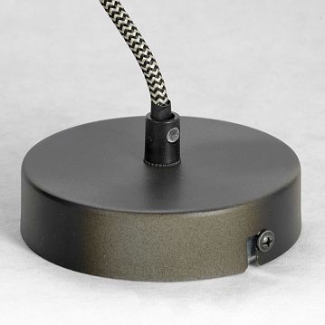 LSP-9504-DF HUNTSVILLE Светильник подвесной, цвет основания - серый, плафон - металл (цвет - серый), 1x40W E27  - фотография 4