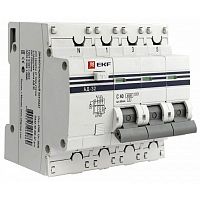 DA32-32-100S-4P-pro Дифавтомат EKF PROxima 3P+N 32А (C) 4.5 кА, 100 мА (S), DA32-32-100S-4P-pro
