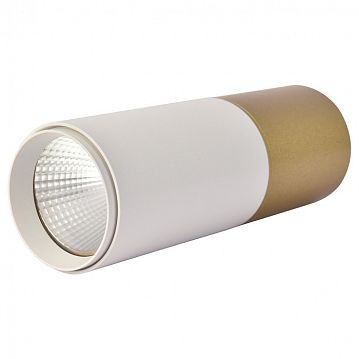 3073-1C Deepak потолочный светильник D50*H139, LED*5W, 350LM, 4000K, IP20, included; накладной светильник, каркас сочетает в себе два цвета - золото и белый  - фотография 3