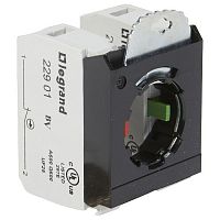 022976 Комплектующий блок для кнопок - Osmoz - для компл. - без подсветки - под винт - Н.О.+Н.З. + 3-постовой монт. адаптер