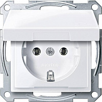 MTN2311-0325 Розетка Schneider Electric MERTEN SYSTEM M, скрытый монтаж, с заземлением, с крышкой, активно-белый, MTN2311-0325 MTN2311-0325 Розетка Schneider Electric MERTEN SYSTEM M, скрытый монтаж, с заземлением, с крышкой, активно-белый, MTN2311-0325