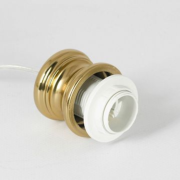 LSP-8838 Подвесной светильник, цвет основания - блестящее золото, плафон - стекло (цвет - белый), 1х40W E14  - фотография 5