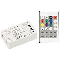 032358 Контроллер ARL-4022-RGBW White (5-24V, 4x4A, ПДУ 24кн, RF) (Arlight, IP20 Пластик, 3 года)