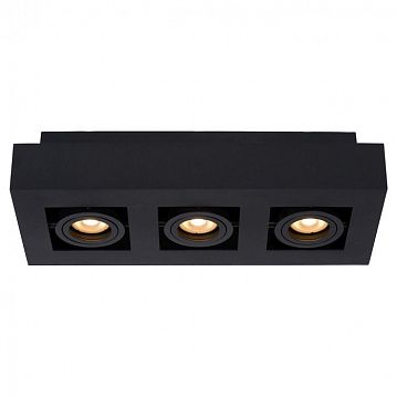09119/16/30 XIRAX Потолочный светильник 3xGU10/5W LED DTW Black  - фотография 4