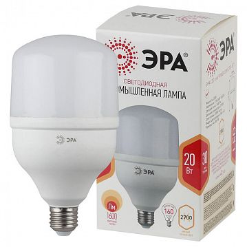 Б0049587 Лампа светодиодная ЭРА STD LED POWER T80-20W-2700-E27 E27 / Е27 20Вт колокол теплый белый свет
