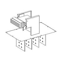 KTC2500ER43 ВВОДНЫЙ БЛОК С УГЛОМ ПЛАШМЯ N3, 3L+N+PE, Cu, 2500А