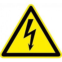 pn-1-01 Знак пластик Опасность поражения электрическим током (Молния) (100х100мм.) EKF PROxima