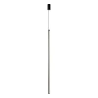 LSP-7116 Подвесной светильник, цвет основания - черный, плафон - акрил (цвет - белый), 1х15W led