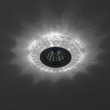 Б0019197 DK LD2 SL/WH Светильник ЭРА декор c белой светодиодной подсветкой, прозрачный (50/1400)  - фотография 2