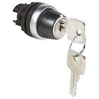 023963 Переключатель с ключом № 455 - Osmoz - для комплектации - без подсветки - IP 66 - 3 положения с фикс