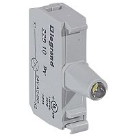 022910 Блок подсветки для индикаторных кнопок и диффузоров - Osmoz - для комплектации - под винт - 24В~/= - белый