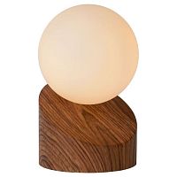 LEN Настольная лампа G9excl Ø10cm H26cm Dark Wood, 45561/01/70