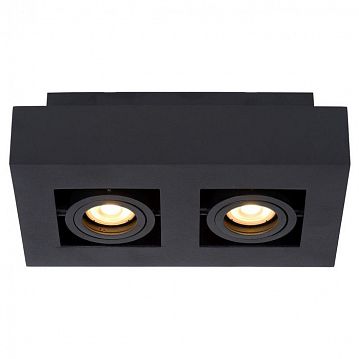 09119/11/30 XIRAX Потолочный светильник 2xGU10/5W LED DTW Black  - фотография 4