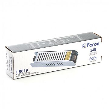 48046 Трансформатор электронный для светодиодной ленты 60W 24V (драйвер), LB019 FERON  - фотография 5
