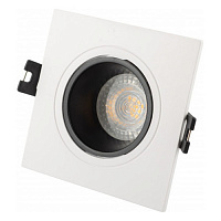 DK3021-WB DK3021-WB Встраиваемый светильник, IP 20, 10 Вт, GU5.3, LED, белый/черный, пластик