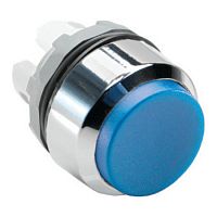 1SFA611103R2004 Кнопка MP4-20L синяя выступающая (только корпус) без подсветки с фиксацией