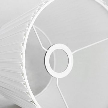 LSP-0570 COZY Настольная лампа, цвет основания - белый, плафон - ткань (цвет - белый), 1x40W E27, LSP-0570  - фотография 4