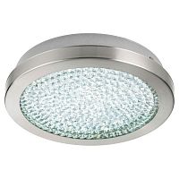 32046 32046 Светодиод. потолочный светильник ARREZO 2, 11,2W (LED), Ø280, сталь, никель мат./стекло, хруст, 32046