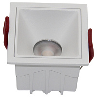 DL043-01-10W4K-SQ-W Downlight Alfa LED Встраиваемый светильник, цвет: Белый 10W