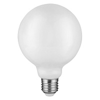 189202210-D Лампа Gauss Filament G95 10W 1100lm 4100К Е27 milky диммируемая LED 1/20