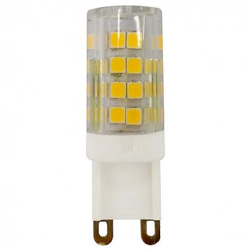 Б0027863 Лампочка светодиодная ЭРА STD LED JCD-5W-CER-827-G9 G9 5Вт керамика капсула теплый белый свет  - фотография 3