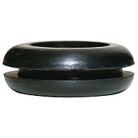 098096 Резиновое кольцо PVC - чёрное - для кабеля диаметром максимум 17 мм - диаметр отверстия 22 мм