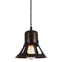 LSP-9696 WATERTOWN Подвесной светильник, цвет основания - коричневый, плафон - металл (цвет - коричневый), 1x60W E27