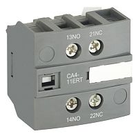1SBN010155R1011 Блок контактный дополнительный CA4-11ERT для контакторов AF..RT и NF..RT