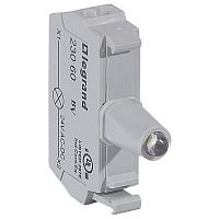 023060 Блок подсветки для индикаторных кнопок и диффузоров - Osmoz - для комплектации - с пружинными клеммами - 24В~/= - белый