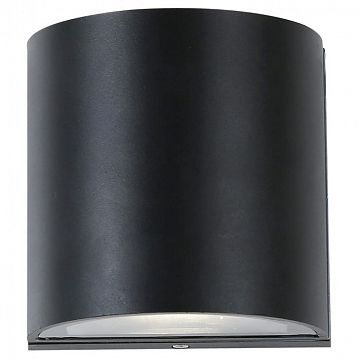 2683-2W Brevis уличный светильник D70*W120*H120, 2*LED*3W, 420LM, 3000K, IP54, included; каркас черного цвета, стеклянный рассеиватель белого цвета, два источника света