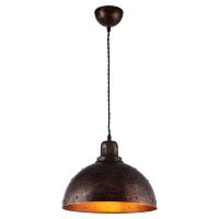 MIDDLETOWN Подвесной светильник, цвет основания - коричневый, плафон - металл (цвет - коричневый), 1x60W E27
