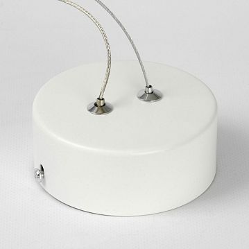 LSP-7085 Подвесной светильник, цвет основания - белый, плафон - акрил (цвет - белый), 2х6W led  - фотография 5