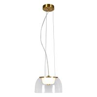 LSP-7061 Подвесной светильник, цвет основания - бронзовый, плафон - стекло (цвет - прозрачный), 1х5W Led