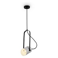 FR4004PL-01WB Loft Elori Подвесной светильник, цвет: Черно-белый 1x25W E27
